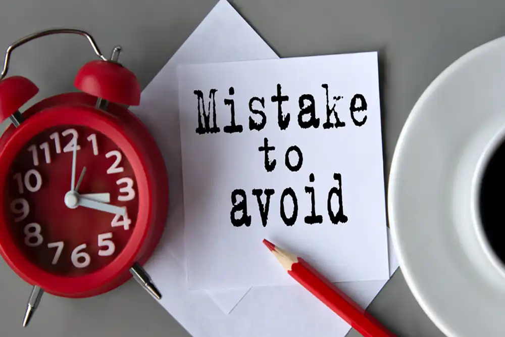 common mistakes to avoid